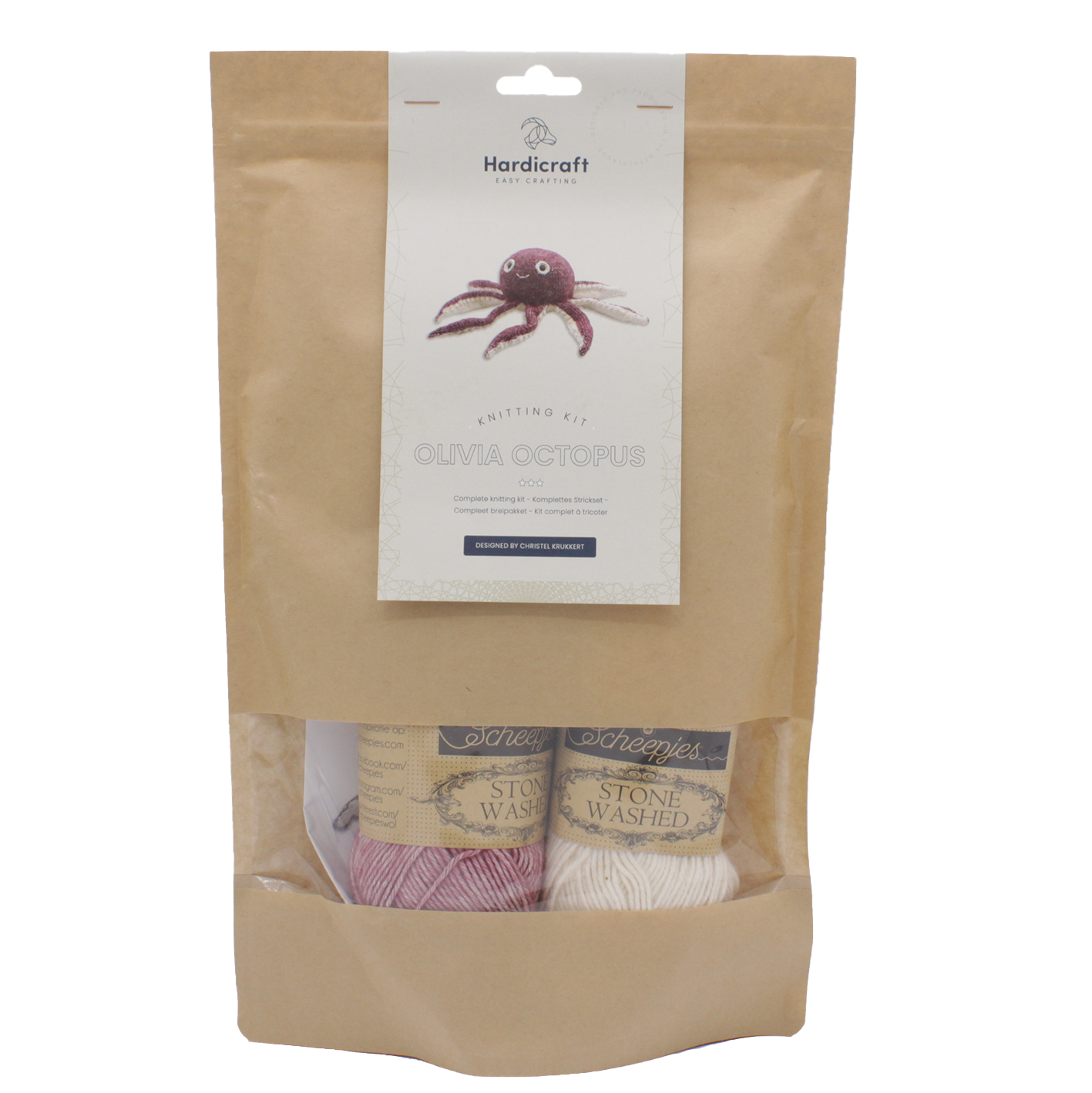 DIY Knitting Kit - Olivia Octopus