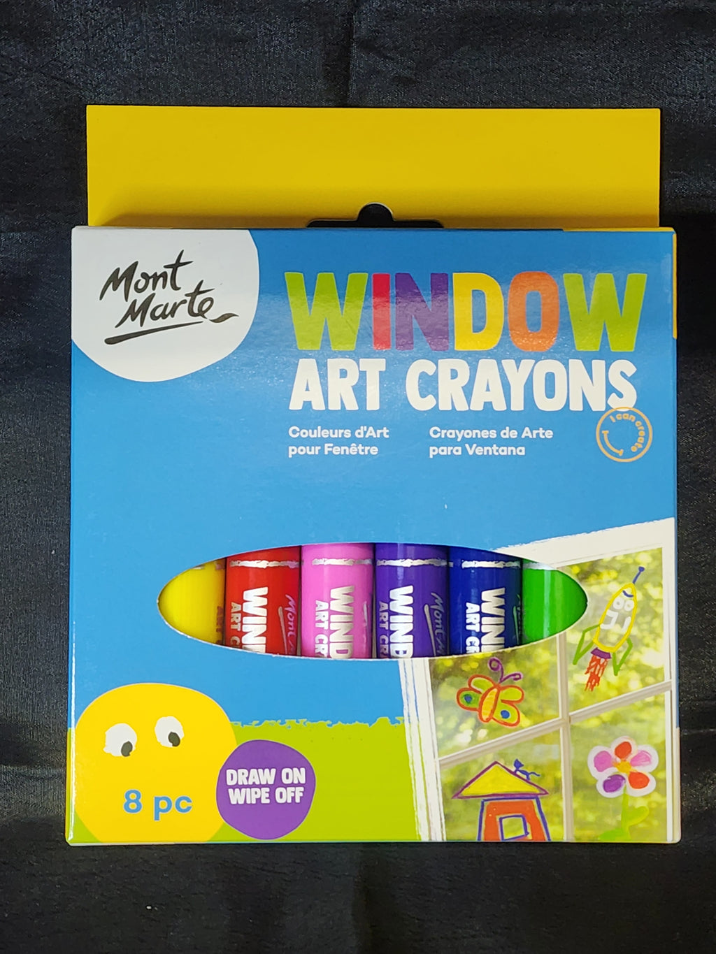 Mont Marte Window Art Crayons 8pc