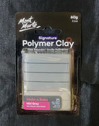 Mont Marte Make n Bake Polymer Clay 60g - Mid Grey