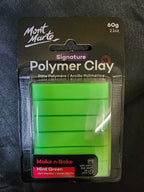Mont Marte Make n Bake Polymer Clay 60g - Mint Green