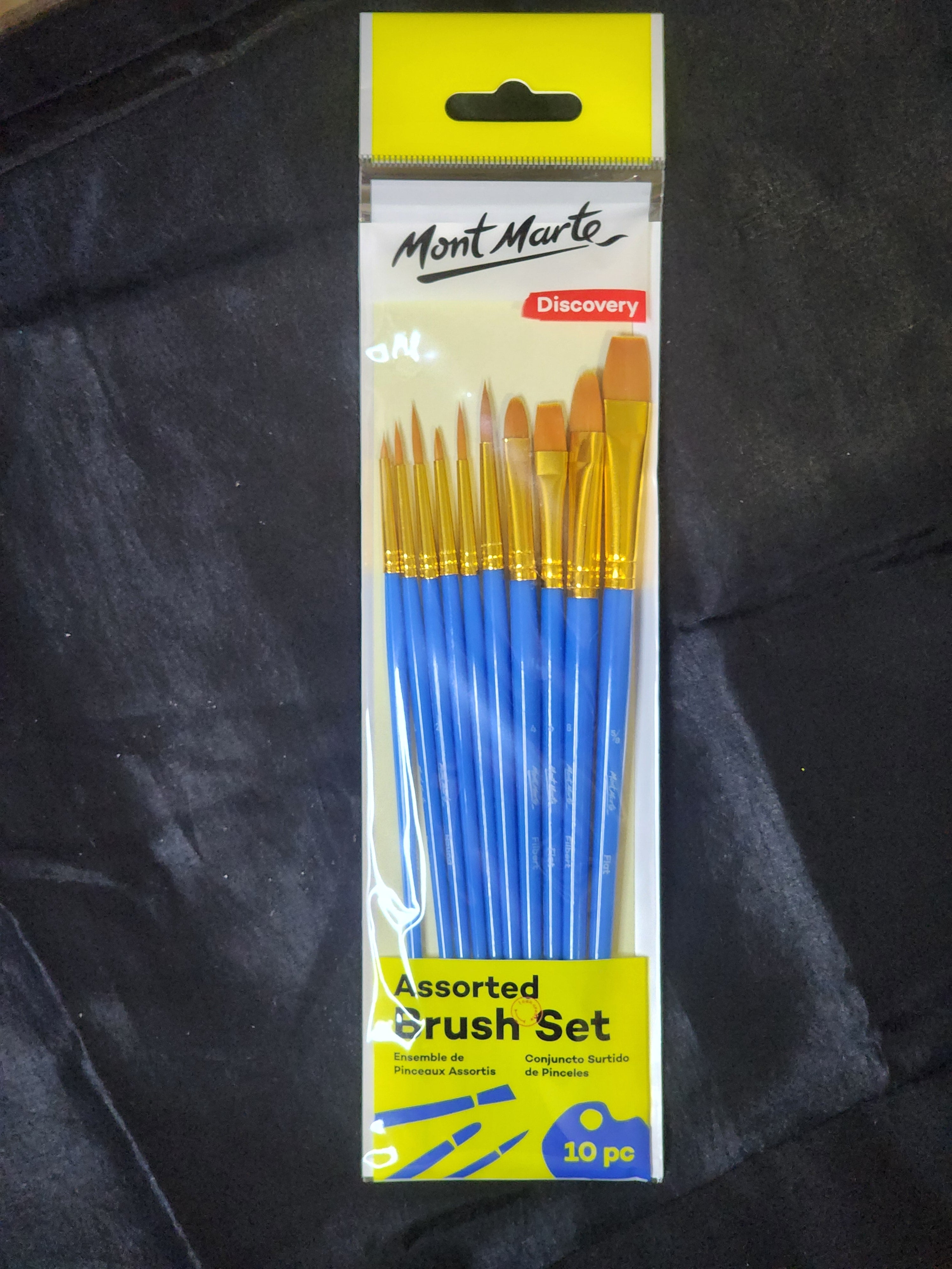 Mont Marte Assorted Brush Set 10pc