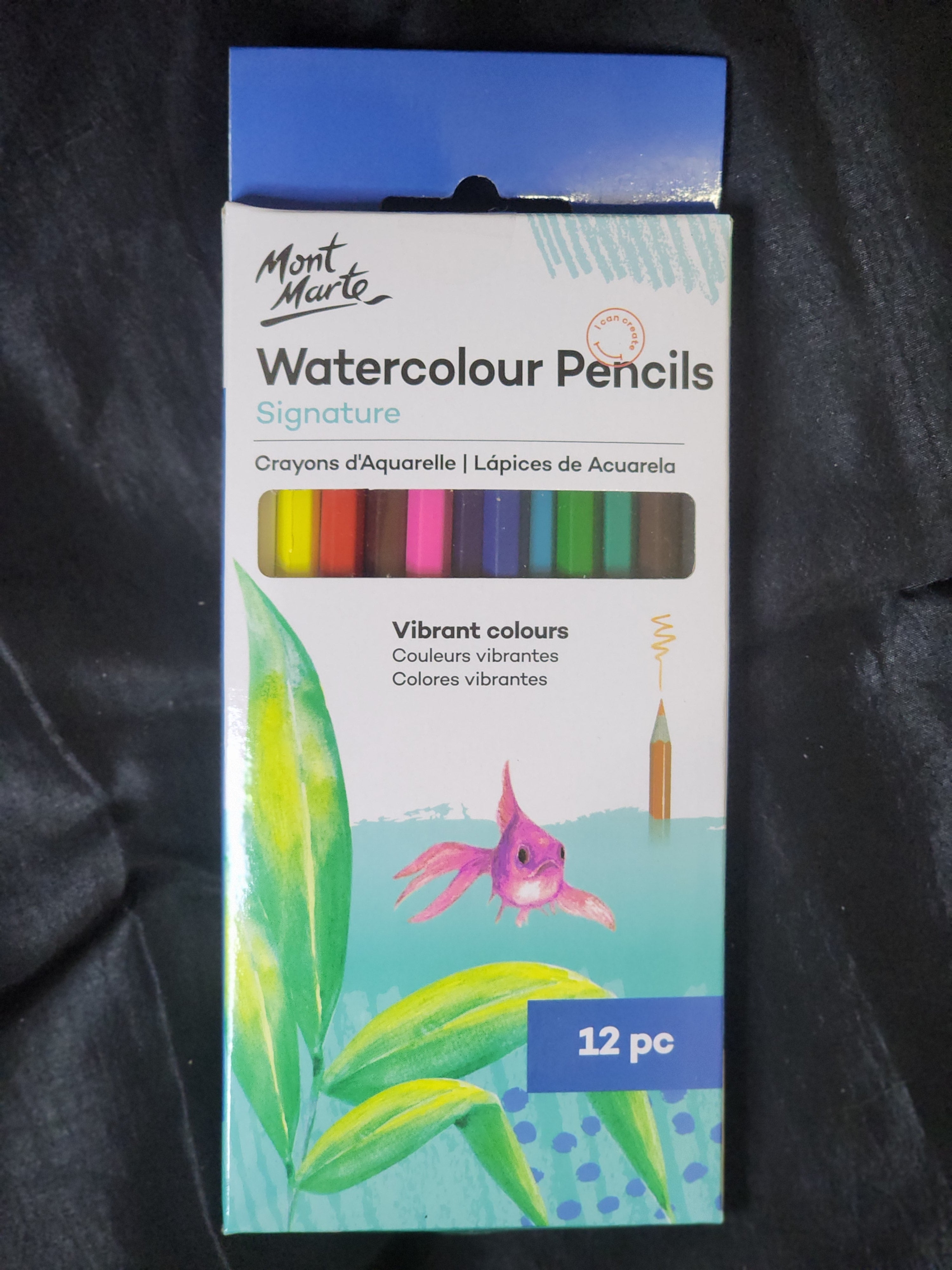 Mont Marte Watercolour Pencils 12pc