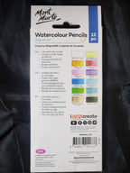 Mont Marte Watercolour Pencils 12pc