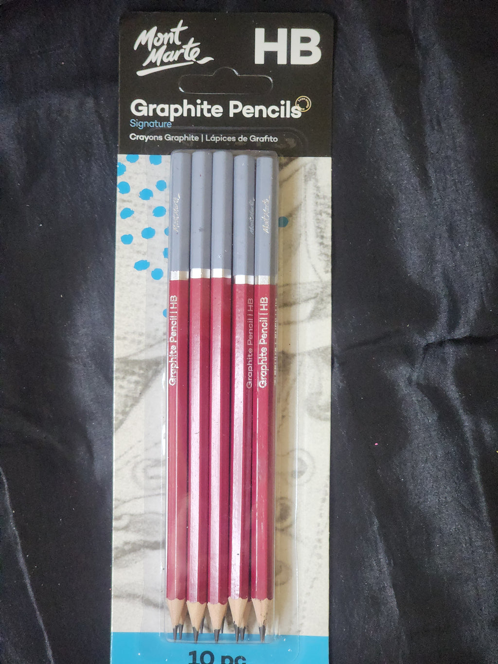 Mont Marte Graphite Pencils HB 10pc