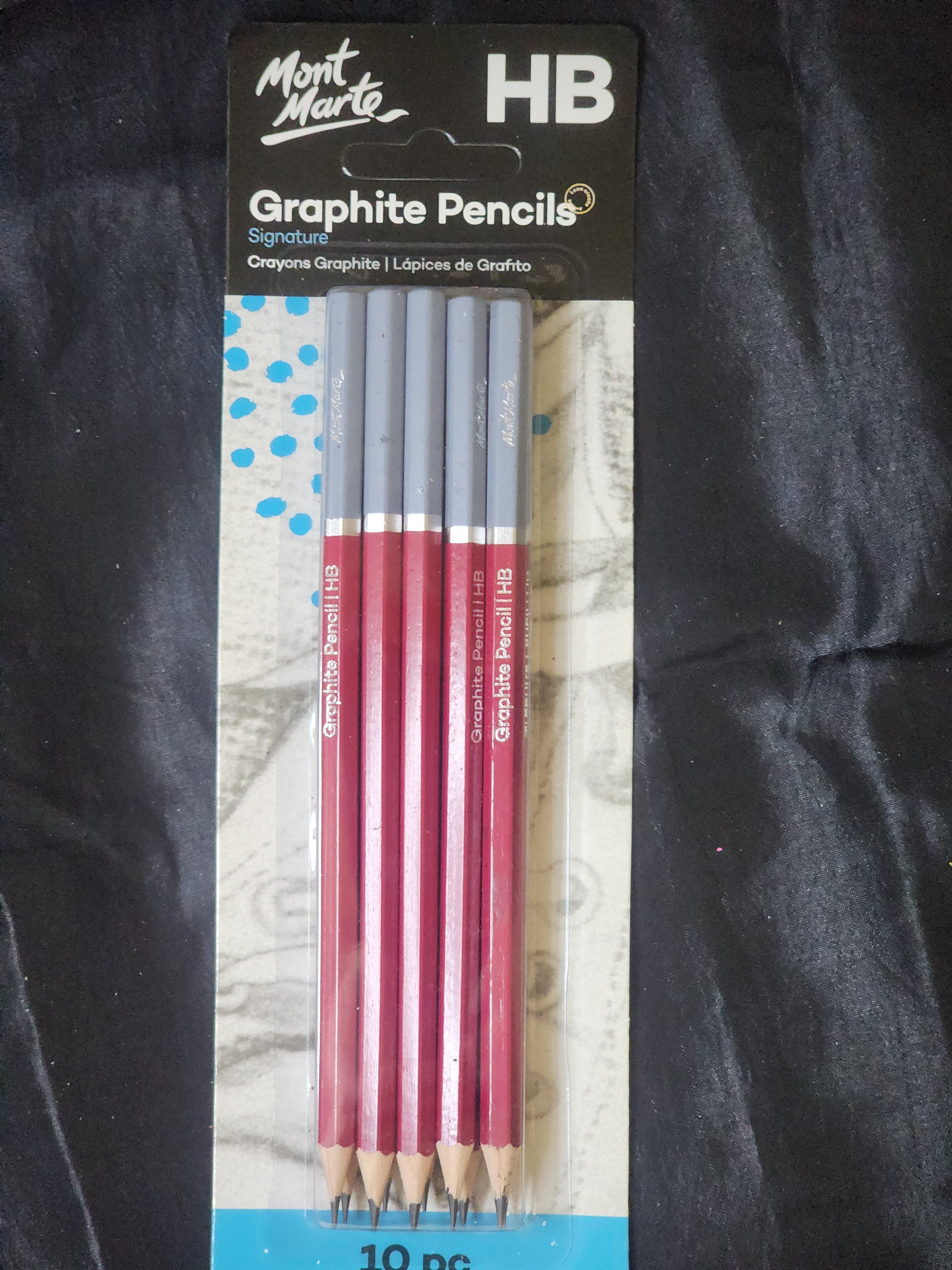 Mont Marte Graphite Pencils HB 10pc