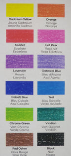 Mont Marte Colour Pencils 12pc