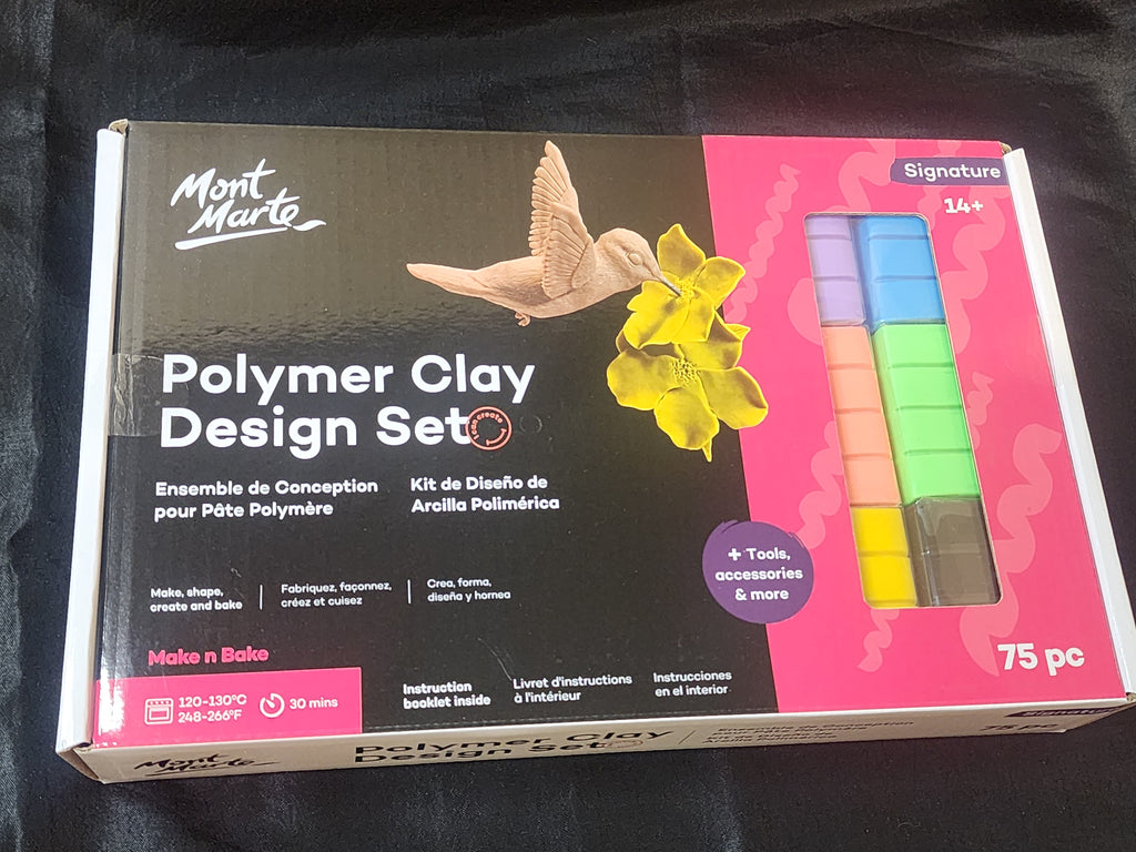 Mont Marte Make n Bake Polymer Clay Set 75pc