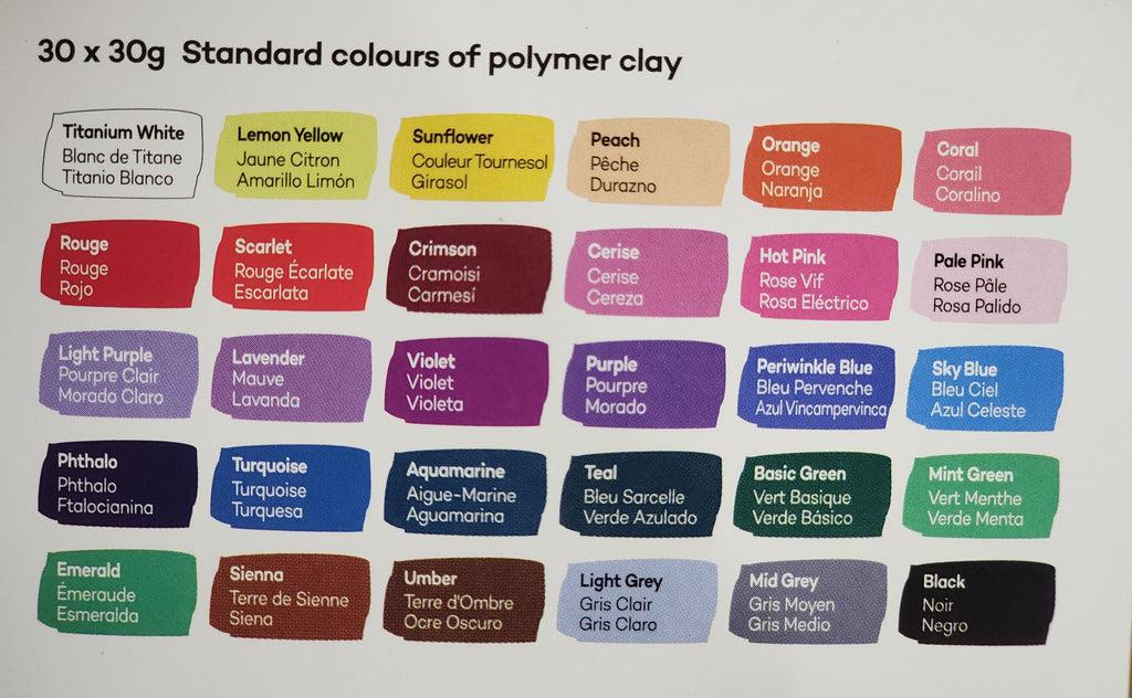 Mont Marte Make n Bake Polymer Clay Set 75pc