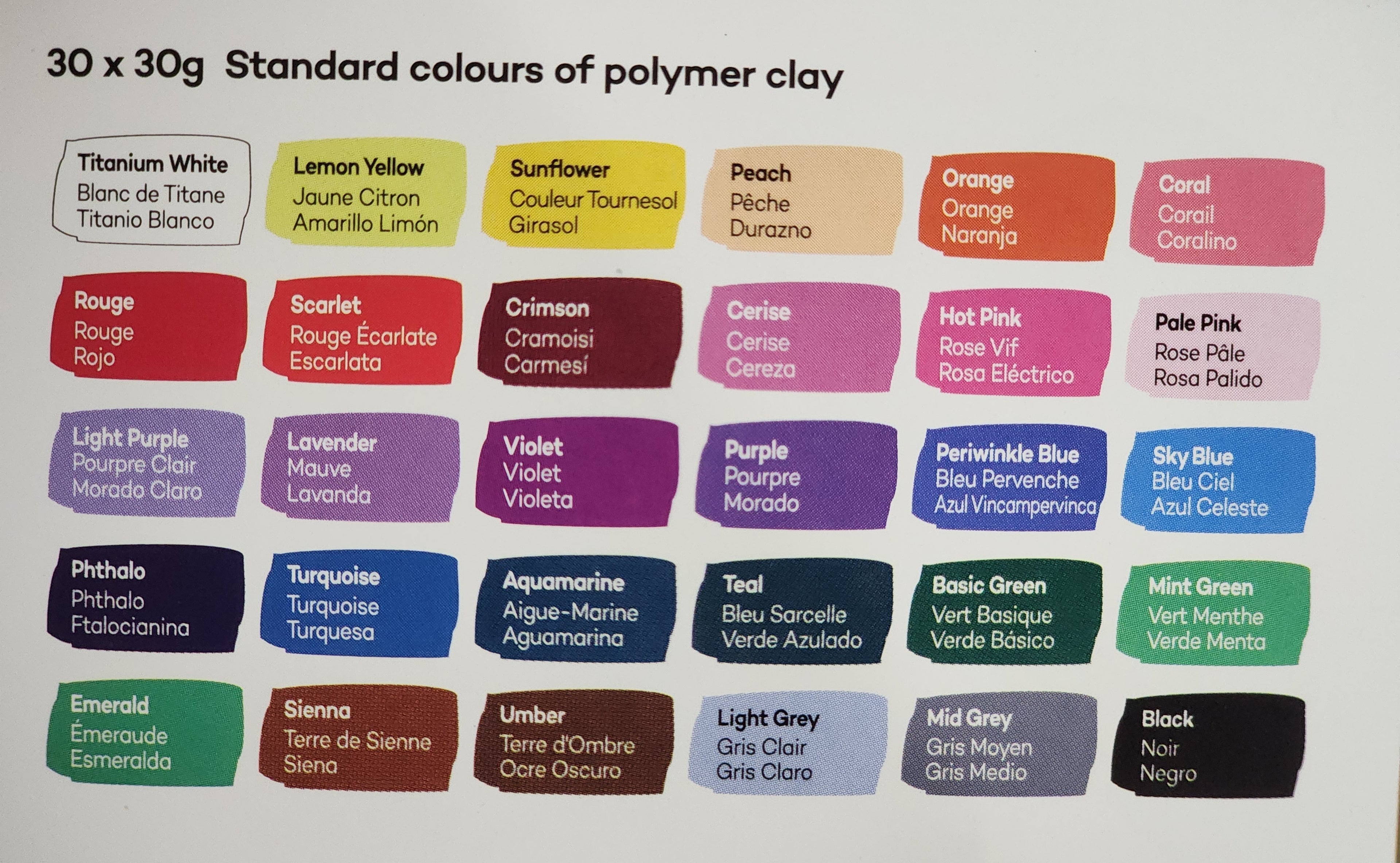 Mont Marte Make n Bake Polymer Clay Set 75pc