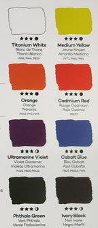 Mont Marte Water Mixable Oil Paint Intro Set 8pc x 18ml