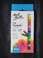 Mont Marte Oil Pastels 12pc