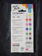 Mont Marte Oil Pastels 12pc