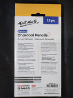 Mont Marte Charcoal Pencils 12pc
