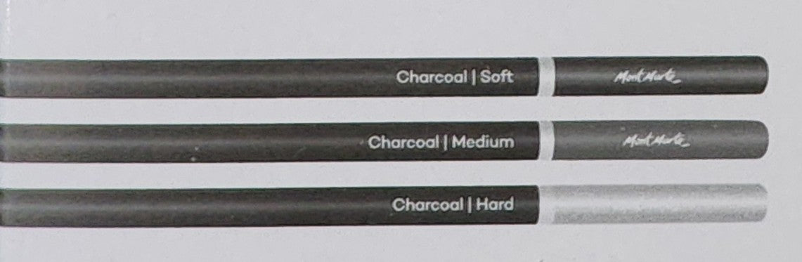 Mont Marte Charcoal Pencils 12pc