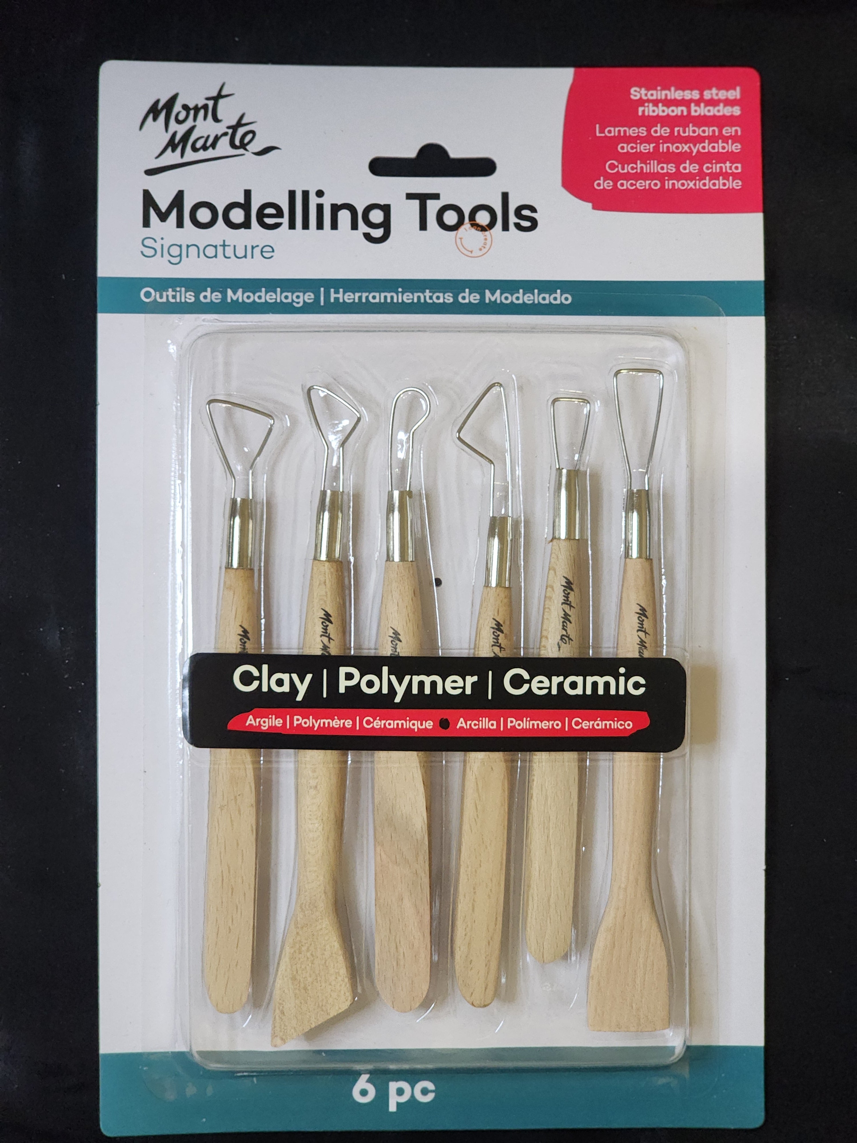 Mont Marte Modelling Tools 6pc