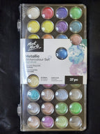 Mont Marte Metallic Watercolour Cake Set 37pc