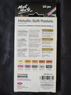 Mont Marte Metallic Soft Pastels 10pc