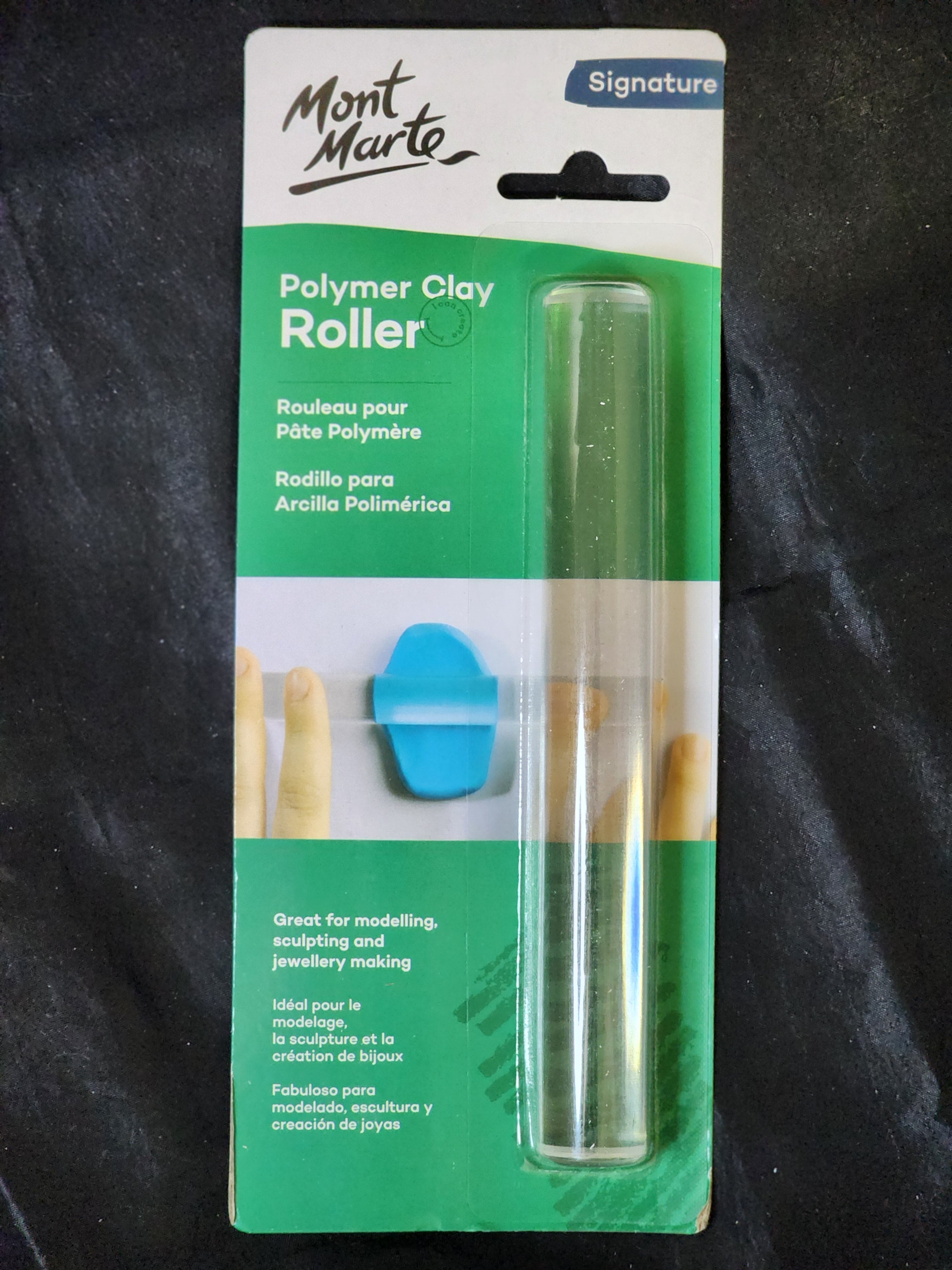 Mont Marte Polymer Clay Roller Clear