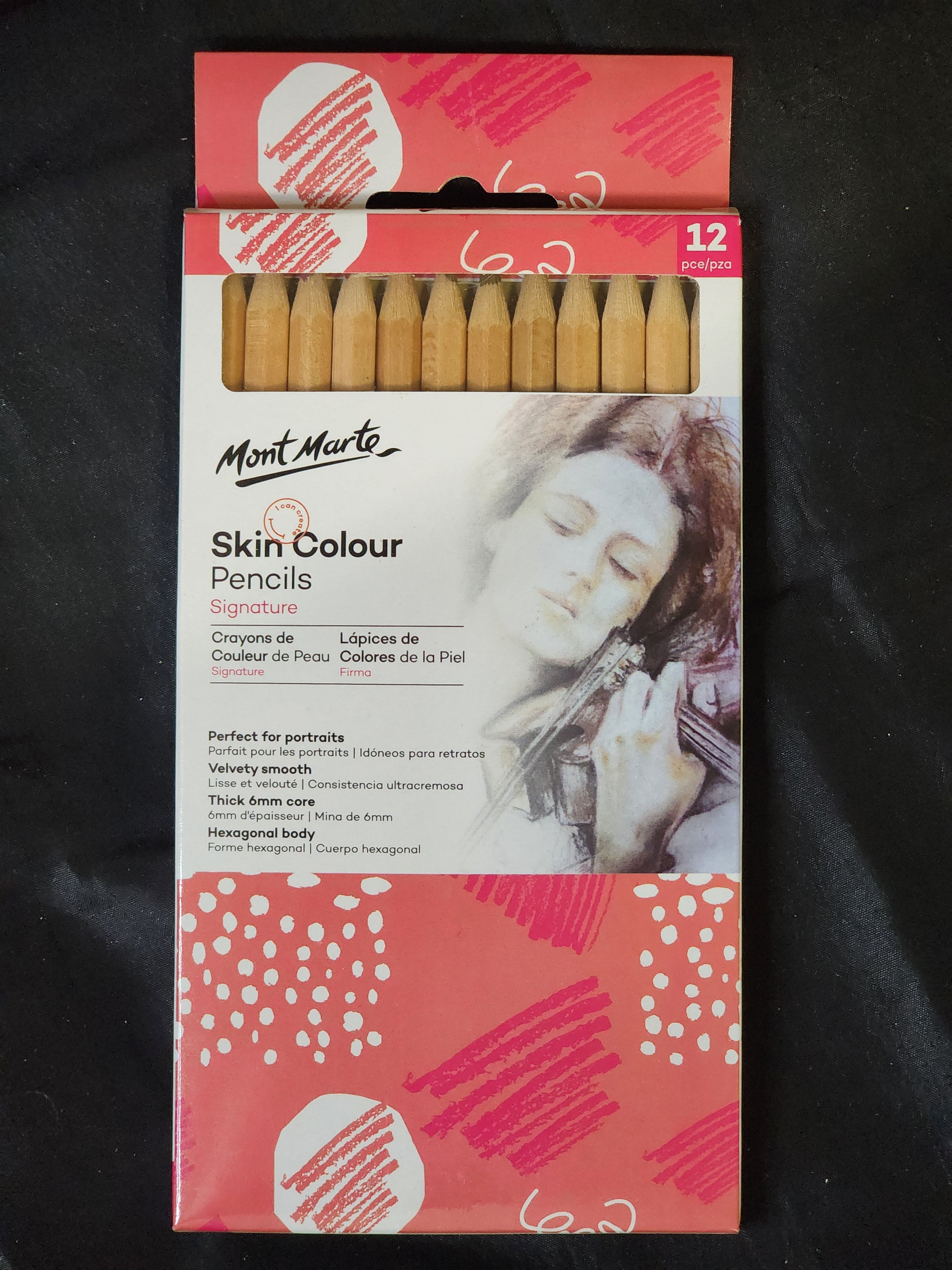 Mont Marte Skin Colour Pencils 12pc