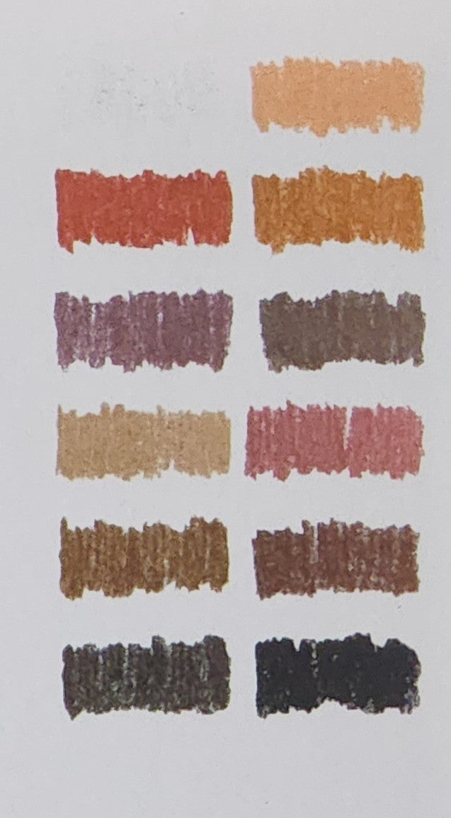 Mont Marte Skin Tints Pastel Pencils 12pc