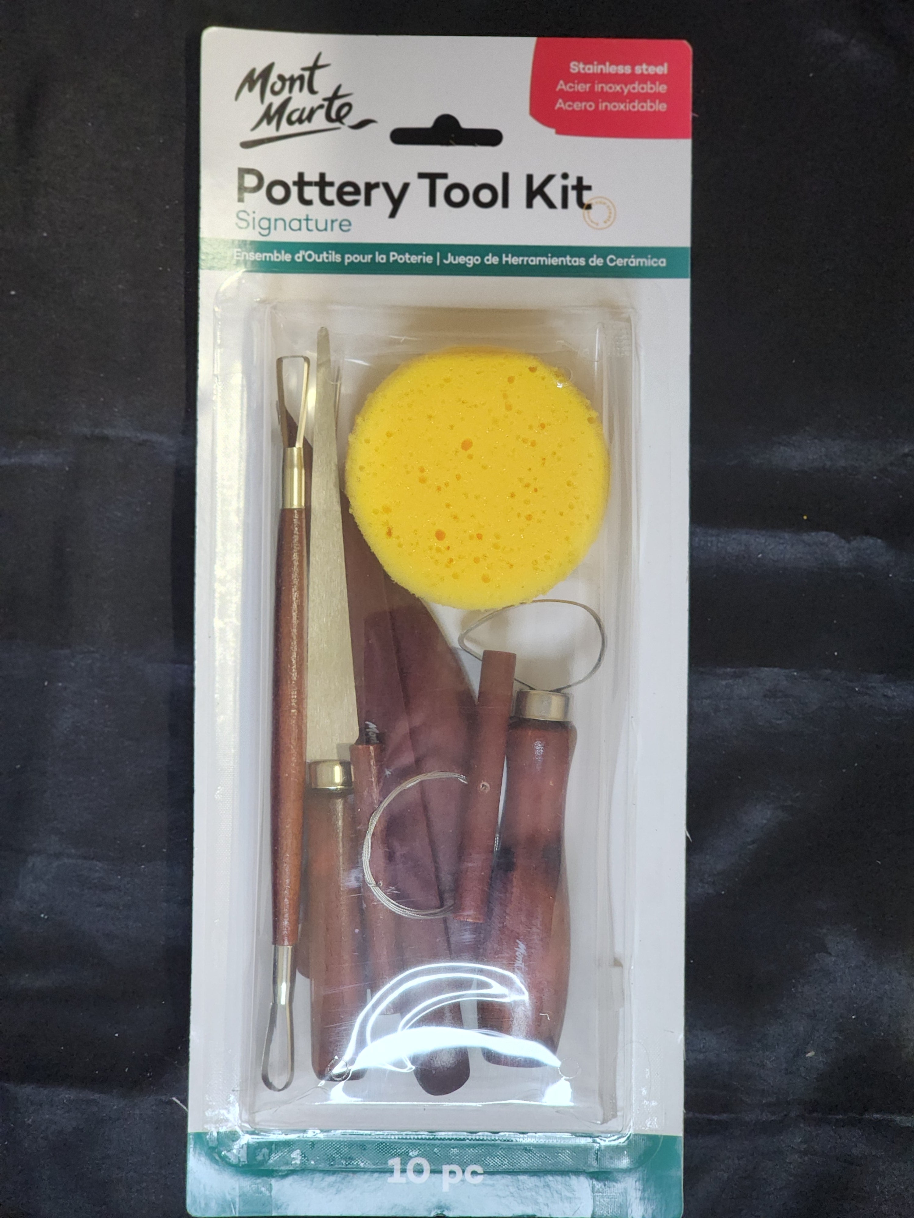 Mont Marte Pottery Tool Kit 10pc