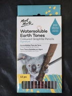 Mont Marte Watersoluble Earth Tones 12pc