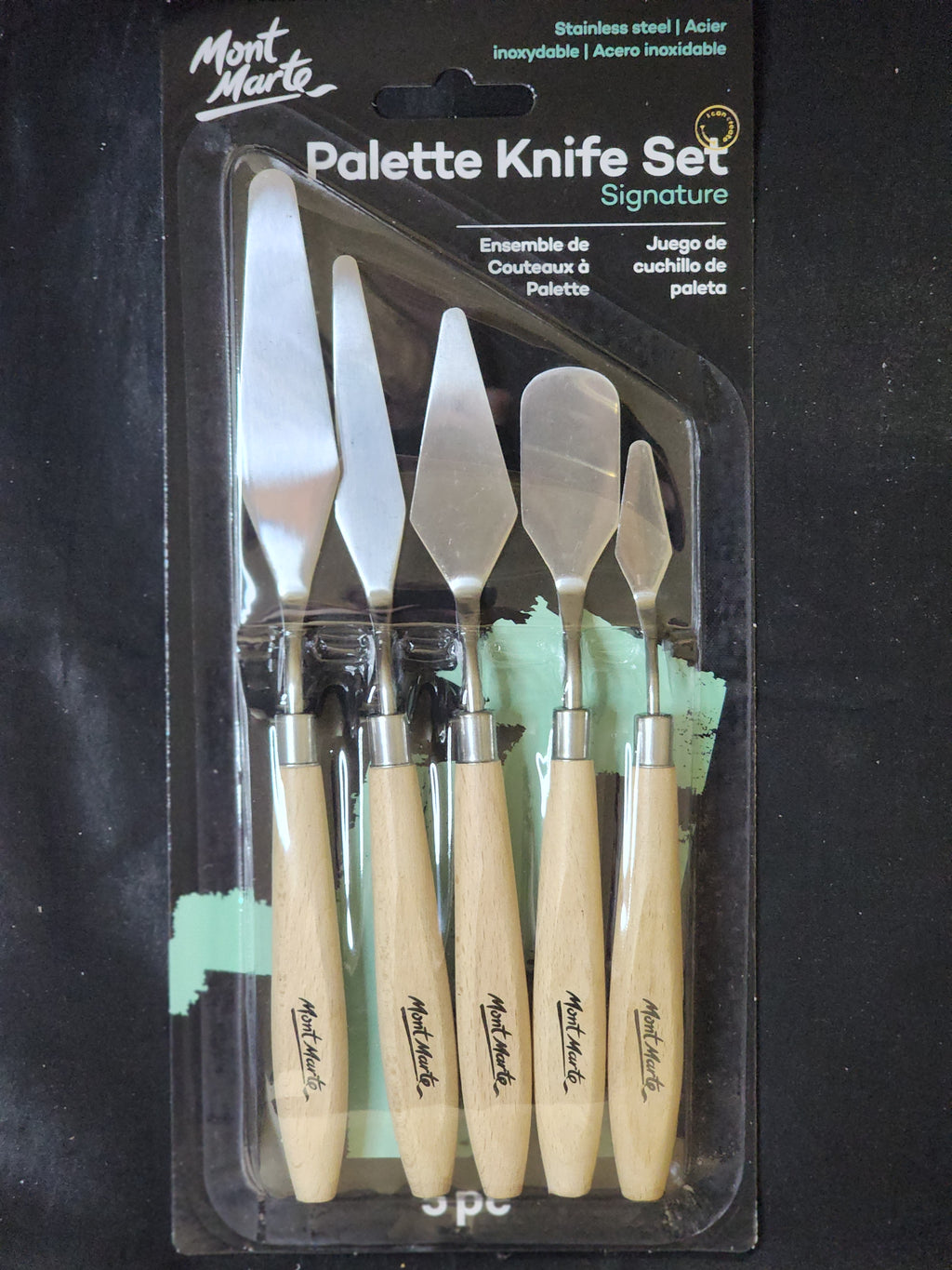 Mont Marte Palette Knife Set 5pc