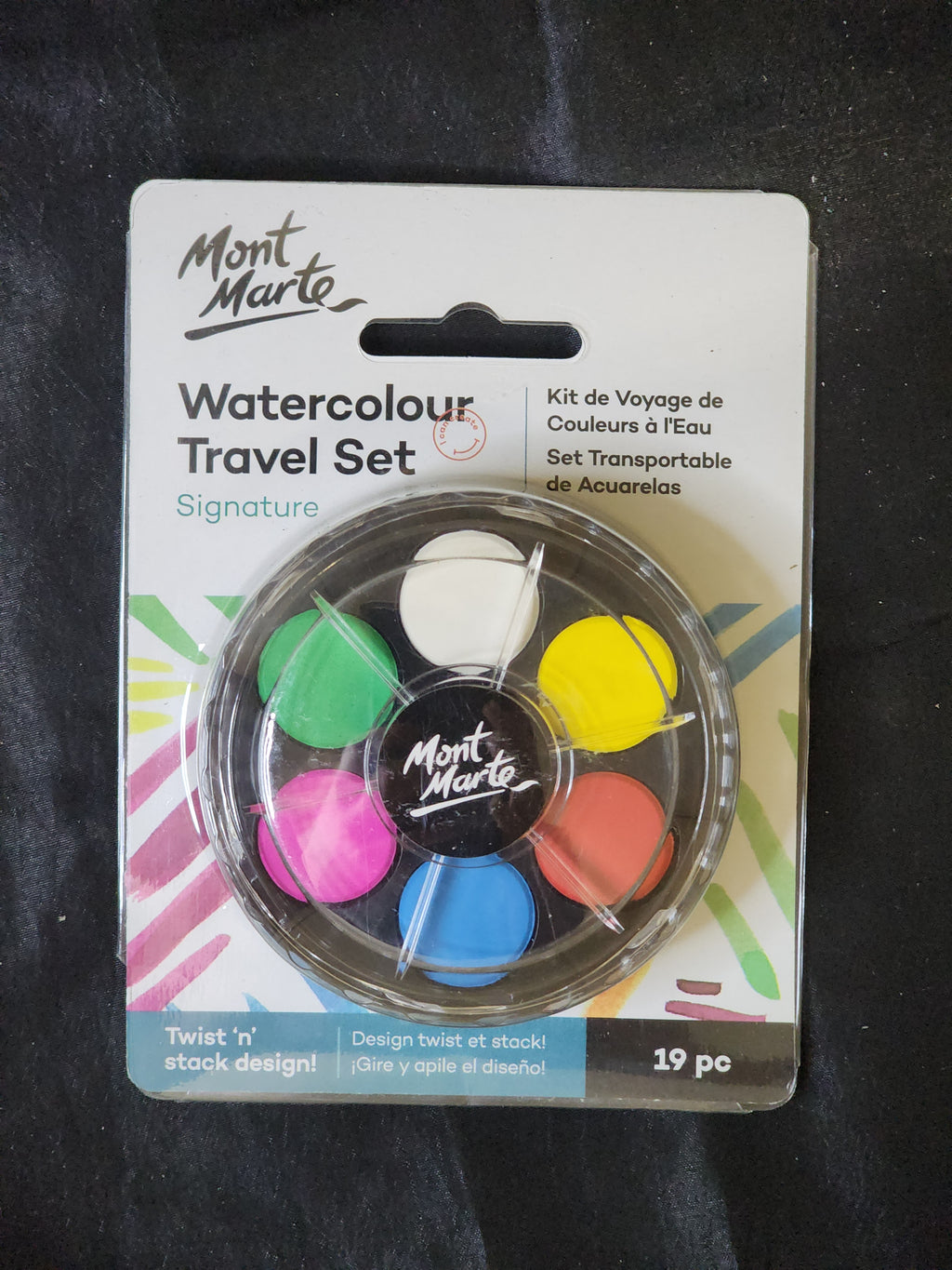 Mont Marte Watercolours Travel Set 19pc