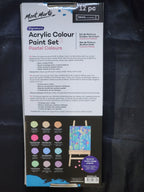 Mont Marte Acrylic Colour Pastel Colours 12pc x 36ml