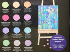 Mont Marte Acrylic Colour Pastel Colours 12pc x 36ml