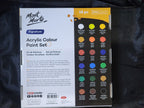 Mont Marte Acrylic Colour Paint Set 18pc x 36ml