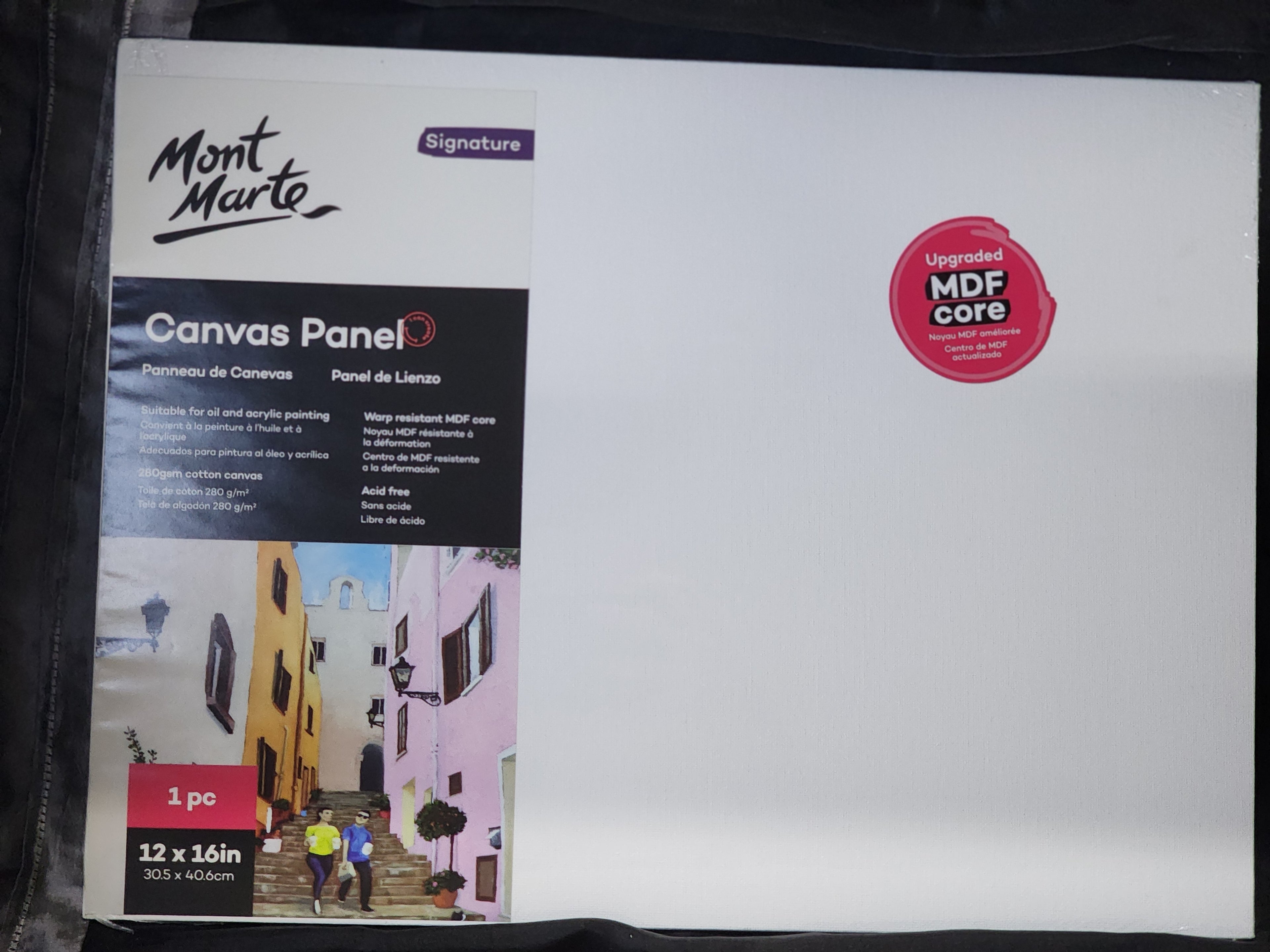 Mont Marte Canvas Panel 30.5 x 40.6cm