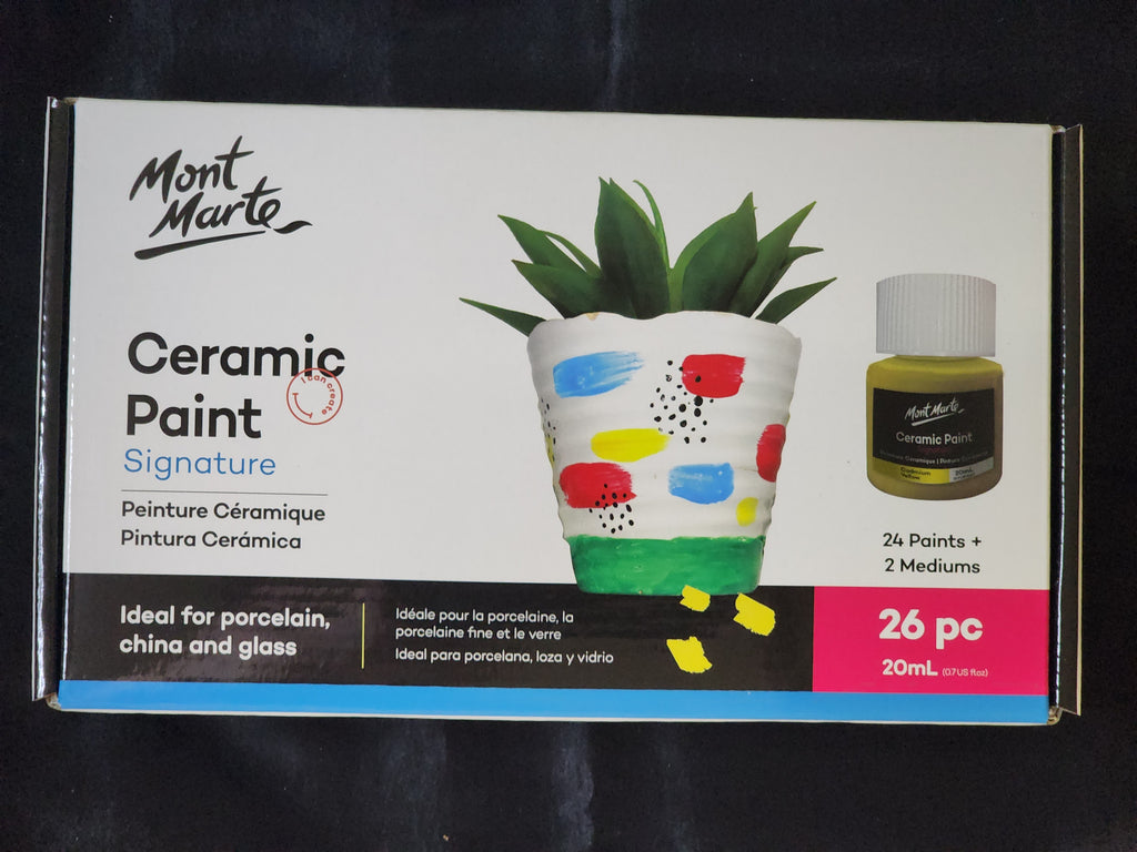 Mont Marte Ceramic Liquid Paint 26pc x 20ml