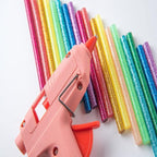 Hot Glue Sticks Coloured Glitter 50pc