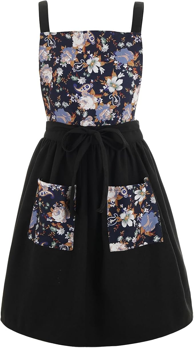 Cute Pinafore Apron with Pockets