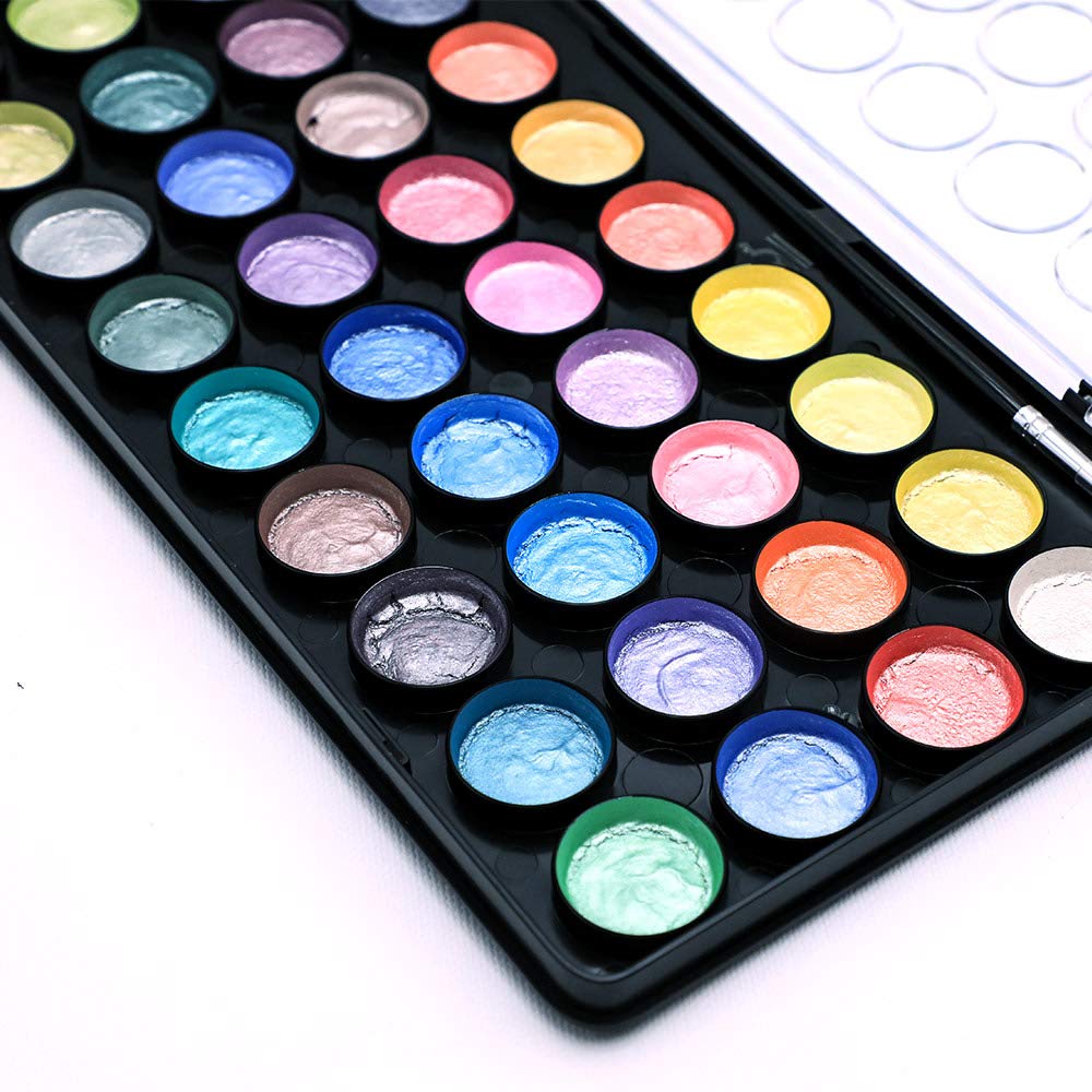 Mont Marte Metallic Watercolour Cake Set 37pc
