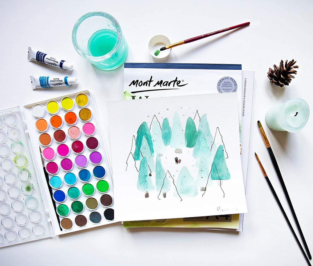 Mont Marte Watercolour Cake Set 37pc