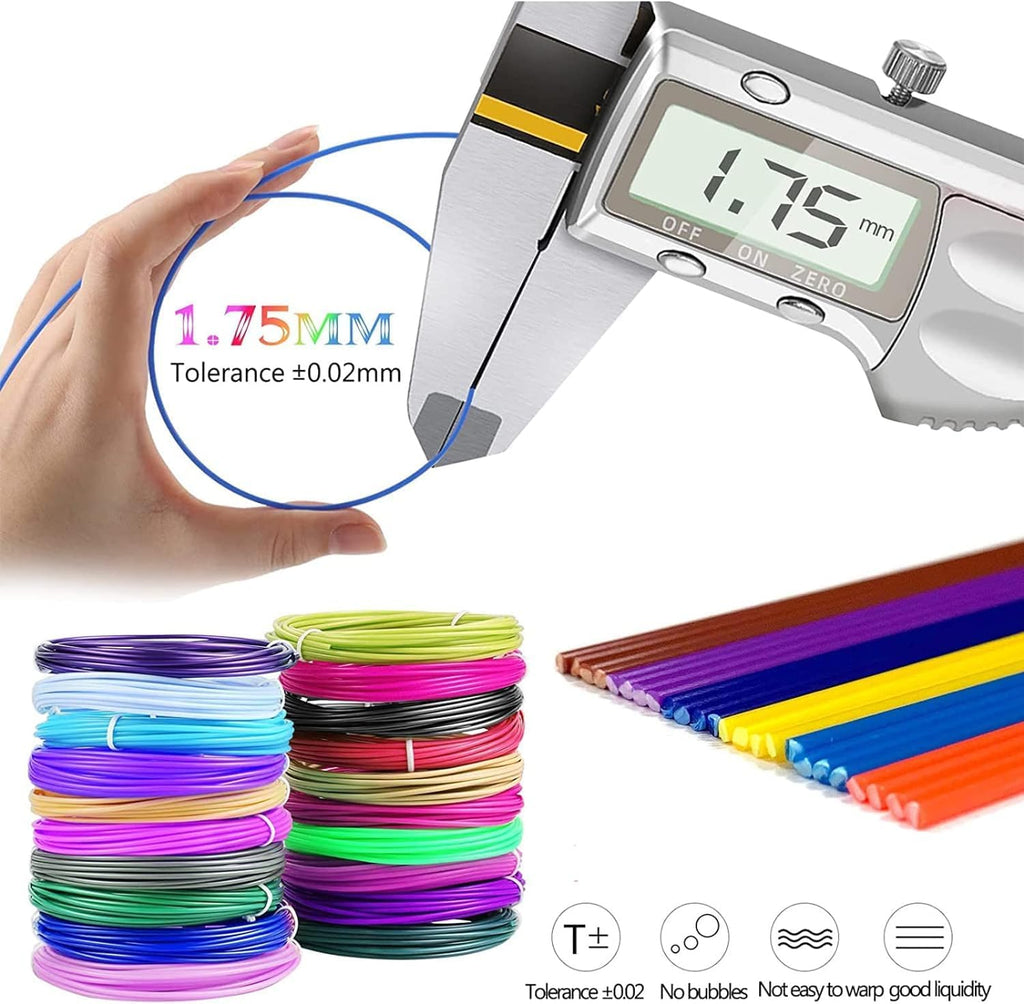 SCRIB3D Pen Filament Refill, 20 Colours