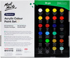 Mont Marte Signature Acrylic Colour Paint 24-Piece Set, 36mls