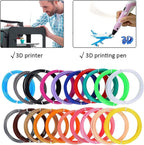 SCRIB3D Pen Filament Refill, 20 Colours
