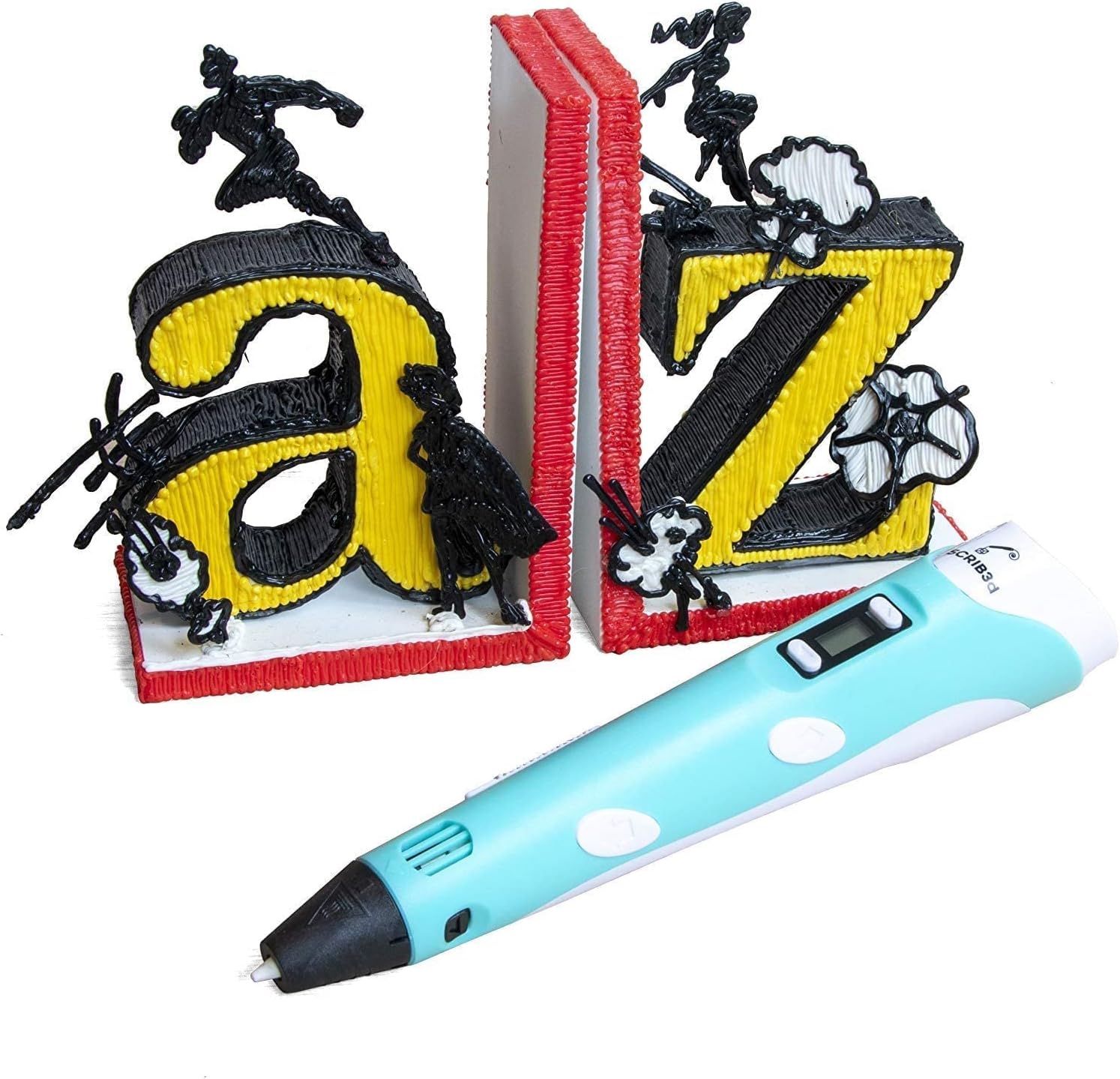 SCRIB3D P1 3D Printing Pen, with 3 Printer Filaments Included!