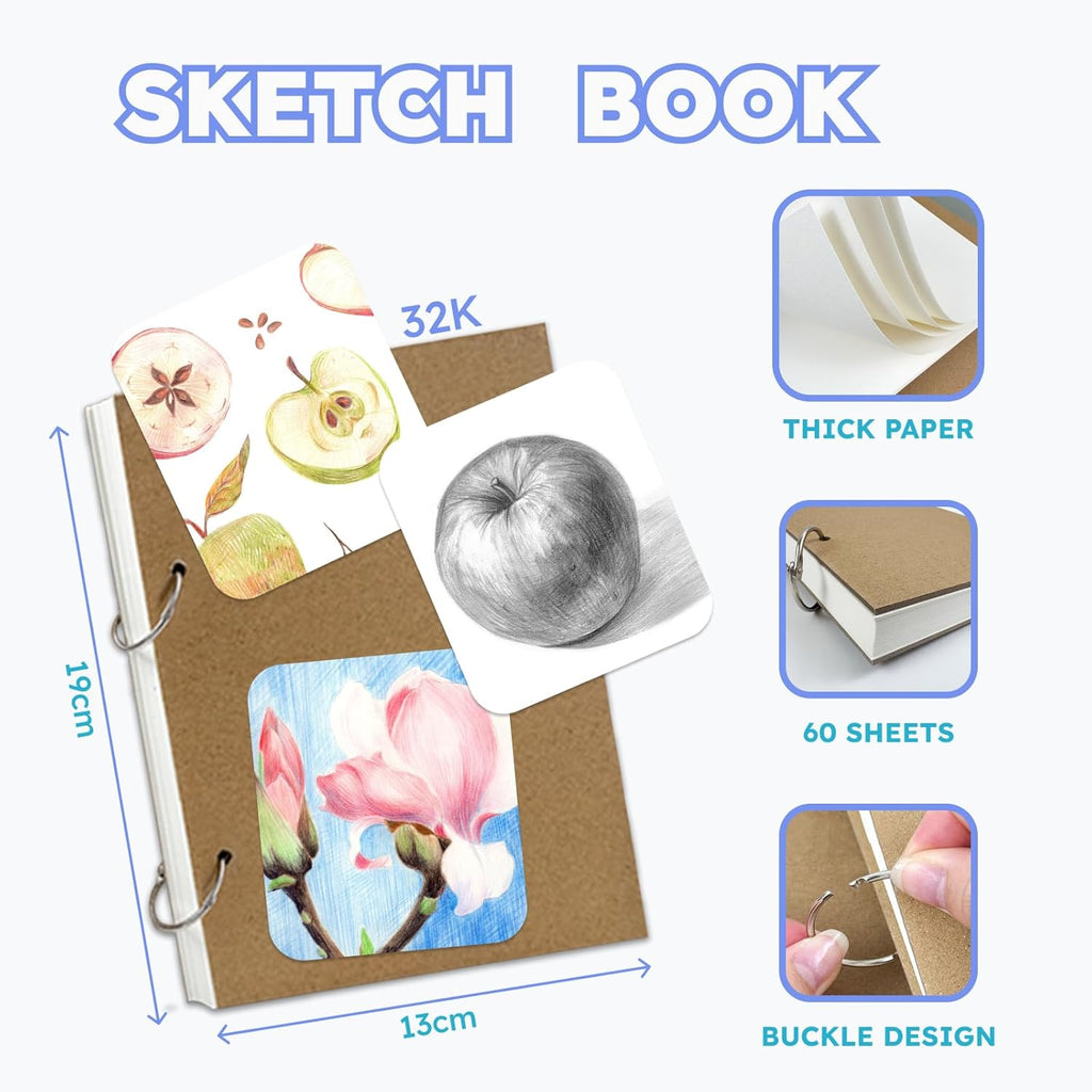 Auf Landerobe 72pc Sketching Set