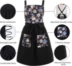 Cute Pinafore Apron with Pockets