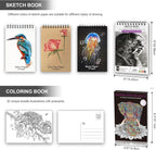 HIFORNY 100pc Drawing and Sketching Set
