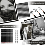 HIFORNY 100pc Drawing and Sketching Set
