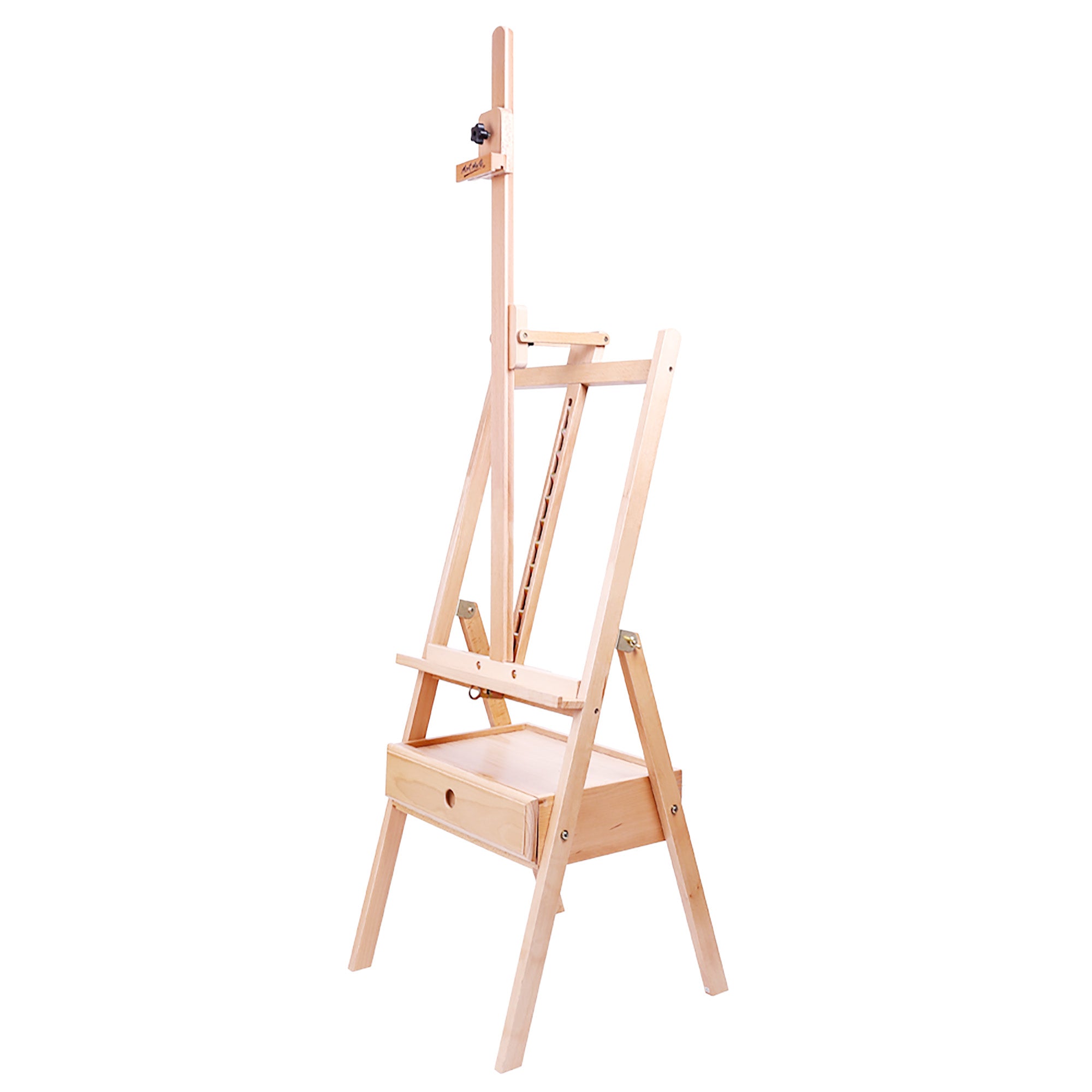 Mont Marte Tilting Box Floor Easel Beech Wood